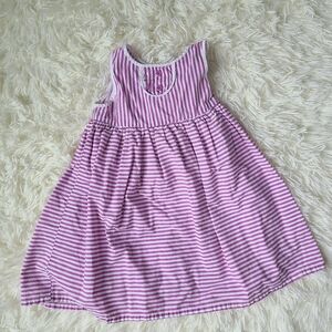 Gymboree Purple and White Striped Dress Size 18-24 Months